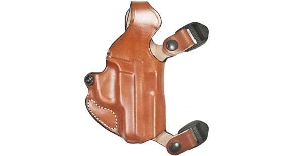 Image of DeSantis New York Undercover - Shoulder Leather Holster Only, SIG Sauer P365, Right Hand, Plain, Tan, 11HTA8JZ0