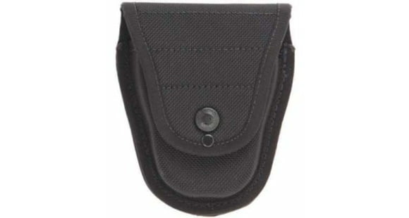 Image of DeSantis Nylahide Handcuff Case, ASP 100, TUFF Kuffs, Peerless Hinged Handcuff, Ambidextrous, Nylon, Black, M82BJG3Z3