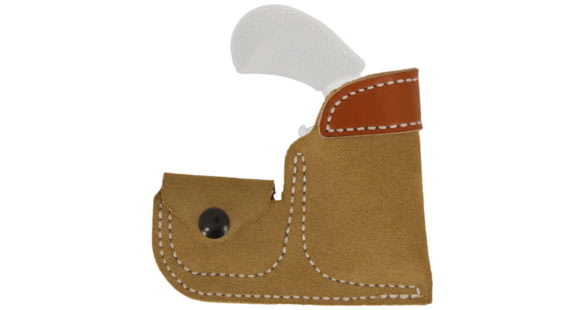 Image of DeSantis Pocket Pug Natural Suede Holster, North American Arms, .22 Mag 1 1/8, .22 Mag 1 5/8, Right Hand, Natural, 109NAX5Z0