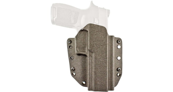 Image of DeSantis Raptor OWB/IWB Kydex Holsters, Standard 1911 Models 3-3.5in, Left, Kydex, Black, 146KB19Z0