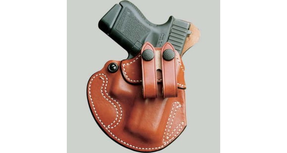 Image of DeSantis Cozy Partner Holster - Left, Tan 028TBM9Z0 - S&amp;W M&amp;P 9/40