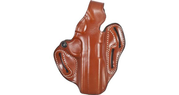 Image of DeSantis Thumb Break Scabbard Holster - Right, Tan, Lined, Plain, 3 Slot 001TCT6Z0 - FITS KIMBER PRO TLE/RL II 4in.