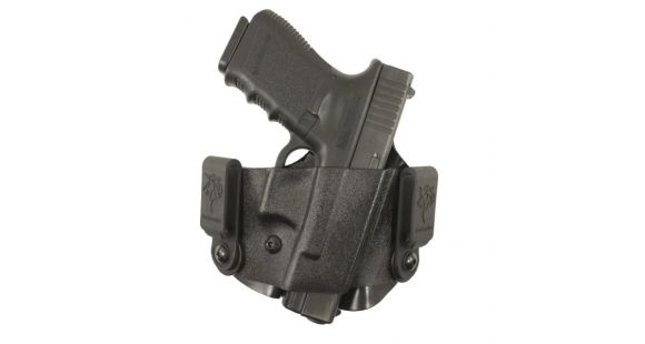 Image of DeSantis Scorpion II Inside The Waist Band Holster, Glock 19/Glock 23/Glock 31/Glock 32/Glock 36/Glock 17/Glock 22/Glock 45/Glock 19X, Right Hand, Plain, Black, 121KAB2Z0