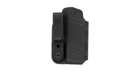 Image of DeSantis Slim-Tuk Leather IWB Holster, Springfield Hellcat/Hellcat OSP, Streamlight TLR-6, Ambidextrous, Black, 137KJ2WZ0