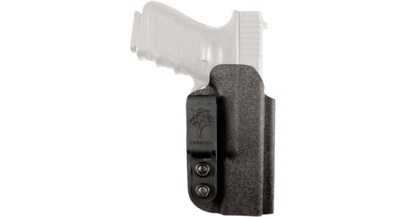 Image of DeSantis Slim-Tuk IWB Kydex Holsters, Springfield Hellcat RDP, RDP w/ Manual Safety, Ambidextrous, Kydex, Black, 137KJ0TZ0, 137KJ0TZ0