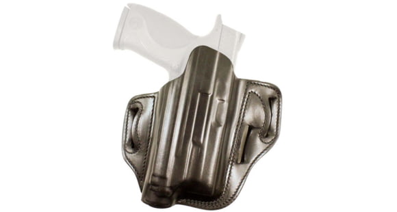 Image of DeSantis Speed-Lite Belt Leather Holster, Glock 19, 23, 32 w/ Streamlight TLR-7 or TLR-8, Right Hand, Plain, Black, 132BA5KZ0