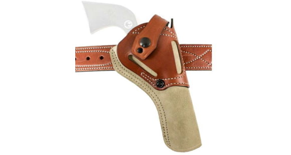 Image of DeSantis The Wild Hog OWB Leather Belt Holster, Ambidextrous, N, Ruger Birdshead Wrangler 3.75in, 189NJ9UZ0