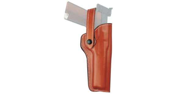 Image of DeSantis The Woodsman Leather OWB Holsters, Colt Cadet, S&amp;W 22, 41, Browning Buckmark, Ruger 22, SIG Trailside, Hamerly 4in-5 1/2in, Left Hand, Lined, Tan, 097TDLAZ0