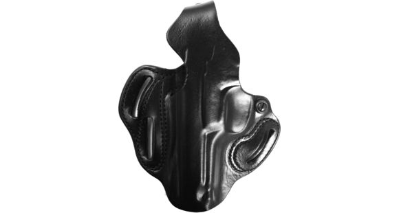 Image of DeSantis Thumb Break Scabbard Belt Holsters, S&amp;W 59-04, 59-06, 59-43, 59-46, 40-46, 459, 659, 639, Left Hand, Plain, Black, 001BB83Z0