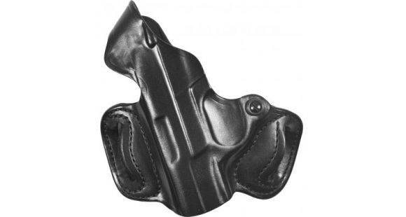 Image of DeSantis Thumb Break Mini Slide Leather Belt Holsters, Ruger SR40/Ruger SR9/Ruger SR9 Compact, Left, Plain, Black, 085BBR5Z0