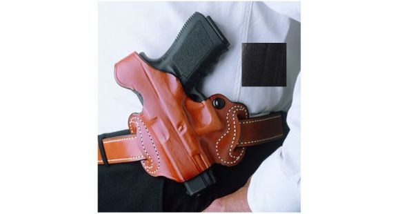 Image of DeSantis Thumb Break Mini Slide Leather Belt Holsters, Beretta PX4 Storm/Beretta Px4 Storm Sub-Compact, Left, Plain, Black, 085BBM8Z0