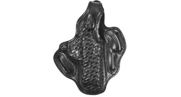 Image of DeSantis Thumb Break Scabbard Holster - Right, Black, Unlined, Basketweave, 3 Slot 001BET5Z0 - FITS SPRINGFIELD XDM 40CAL