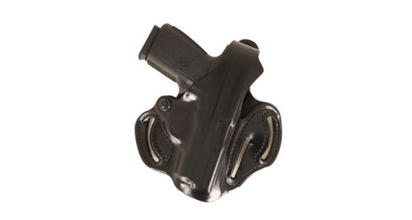 Image of DeSantis Thumb Break Scabbard Holster, Kahr Pm45, Left, Black, Lined, Basketweave