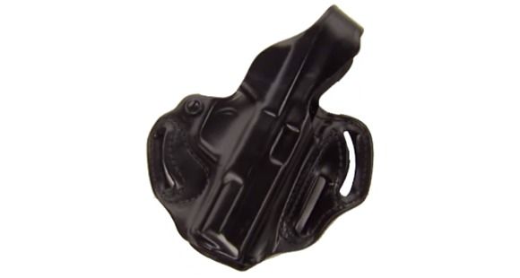 Image of DeSantis Thumb Break Scabbard Holster, Smith &amp; Wesson M&amp;P Bodyguard 38 Revolver w/ Laser, Right Hand, Plain, Black, 001BAU8Z0