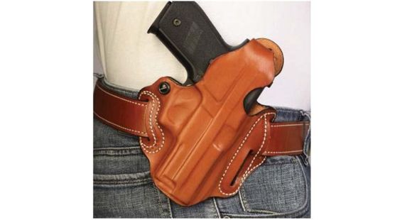 Image of DeSantis Thumb Break Scabbard Holster, Smith &amp; Wesson SD9 VE 4in/Smith &amp; Wesson SD40 VE 4in, Right Hand, Plain, Tan, 001TC27Z0