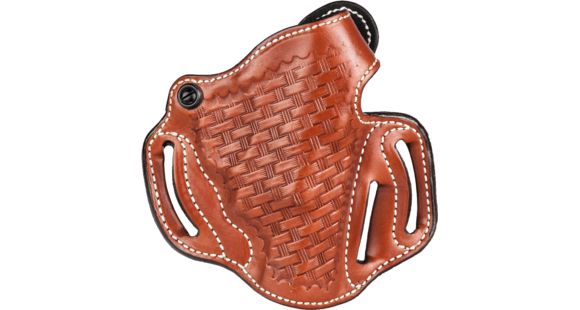 Image of DeSantis Thumb Break Scabbard Holster, Smith &amp; Wesson SD9 VE 4in/Smith &amp; Wesson SD40 VE 4in, Right Hand, Basketweave, Tan, 001TE27Z0