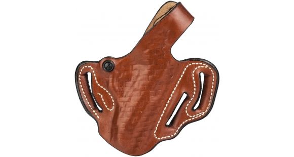 Image of DeSantis Thumb Break Scabbard Belt Holster, SIG Sauer P232/SIG Sauer P230, Right Hand, Basketweave, Tan, 001TEA6Z0