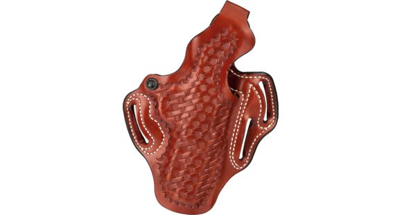 Image of DeSantis Thumb Break Scabbard Holster, FN Five-seveN USG, Right, Basketweave, Tan, 001TEN5Z0