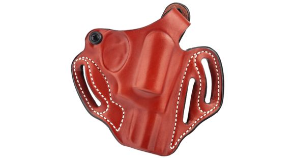 Image of DeSantis Thumb Break Scabbard Belt Holster, Colt Detective Special/Colt Cobra/Colt Agent/Charter Arms Bulldog/Ruger SP101 2in/Charter Arms Mag Pug, Right Hand, Plain, Tan, 001TA22Z0