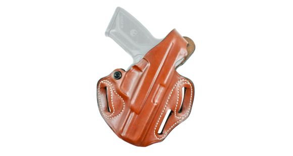 Image of DeSantis Thumb Break Scabbard Belt Holster, Glock 31/Glock 17/Glock 22, Left Hand, Plain, Tan, 001TBB2Z0