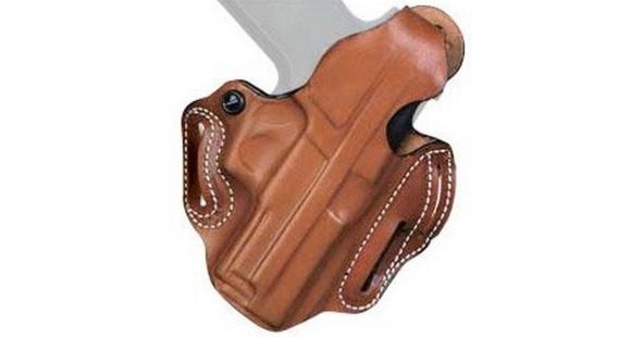 Image of DeSantis Thumb Break Scabbard Holster - Left, Tan, Plain, Lined 001TDX1Z0 - FITS Springfield XDM .45