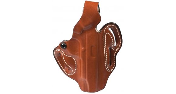 Image of DeSantis Thumb Break Scabbard Belt Holsters, Springfield CHAMPION 4in, Colt Commander, Kimber Compact 45, PRO Carry, S&amp;W 1911PD 4 1/4in, Right Hand, Plain, Tan, 001TA20Z0