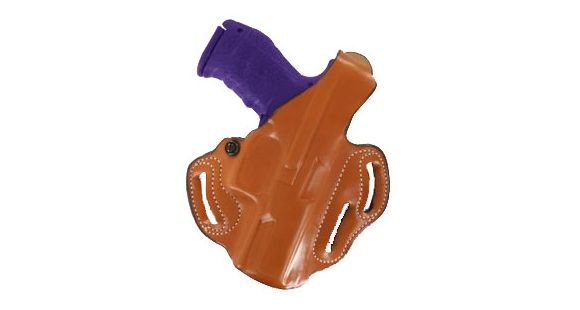 Image of DeSantis Thumb Break Scabbard Belts Holster, Walther PPQ, Left Hand, Basketweave, Tan, 001TFV4Z0