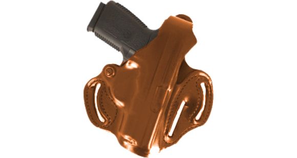 Image of DeSantis Thumb Break Scabbard Holster, Kahr Pm45, Right, Tan, Lined, Plain