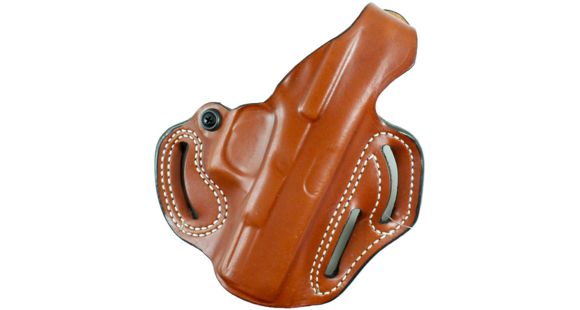 Image of DeSantis Thumb Break Scabbard Belt Holster, Smith &amp; Wesson M&amp;P 9 Shield, Right Hand, Plain, Tan, 001TA1RZ0