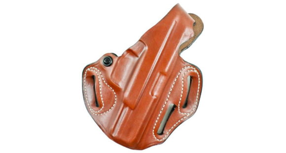 Image of DeSantis Thumb Break Scabbard Leather Belt Holster Springfield Emissary, Left, Tan, 001TB8VZ0