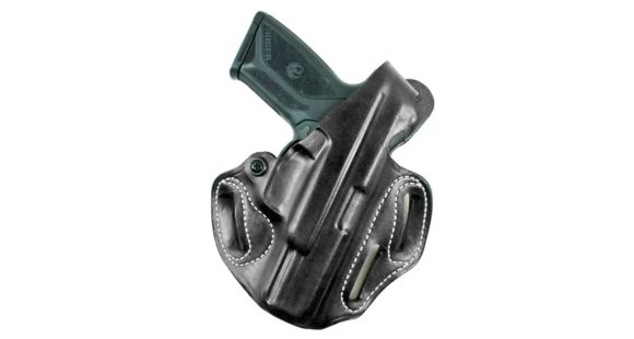 Image of DeSantis Thumb Break Scabbard Belt Holsters, Kimber K6S 3in, Left Hand, Plain, Black, 001BB6IZ0