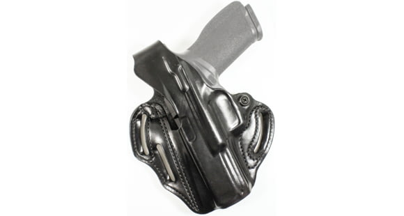 Image of DeSantis Thumb Break Scabbard OWB Belt Holsters, Springfield Echelon w/ Or w/out Red Dot, Left Hand, Black, 001BB0XZ0
