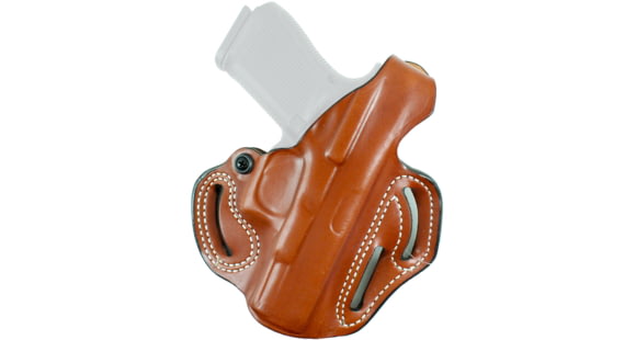 Image of DeSantis Thumb Break Scabbard OWB Leather Holster. S&amp;W M&amp;P 5.7, Right Hand, Tan, 001TA8YZ0