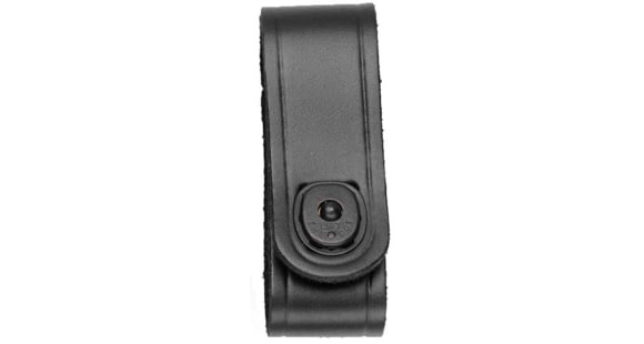 Image of DeSantis Uniform Style Cuff Strap, Leather, Ambidextrous, Plain, Black, U04BZZZZ0