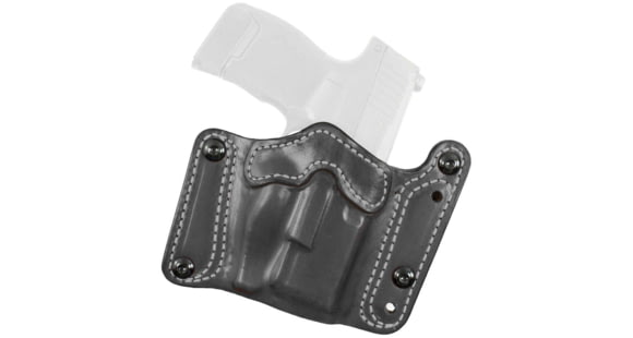 Image of DeSantis Variable GRD OWB Leather Holsters, Glock 17, 17 Gen 5, 22, 31 w/ Reflex Sights, Ambidextrous, Plain, Black, 194BJ9DZ0