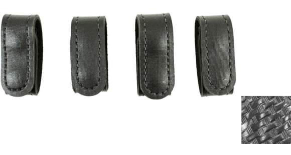 Image of DeSantis Veritas Duty Belt Keeper, 4-Pack, Basketweave, Black, 801BLG1Z3