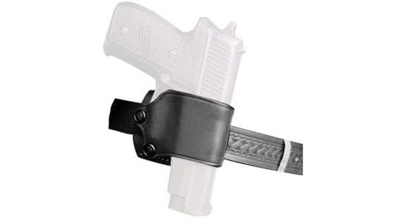 Image of DeSantis Yaqui Slide Leather Belt Holster, Fits Most Double Action Autos, Left Hand, Plain, Black, 023BBDAZ0
