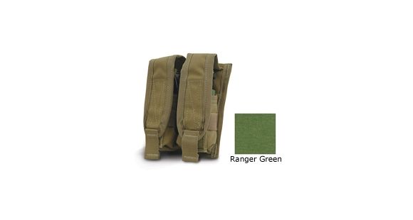Image of Diamondback Tactical 40 mm Double Flashbang Pouch, Ranger Green, A-BLPM20-2-RANGERGREEN