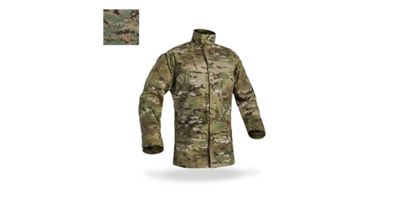 Image of DRIFIRE / Crye Precision FR Field Shirt - Men's, Short, Woodland Marpat, Small, DF2-CR-550FS-WM-SMS