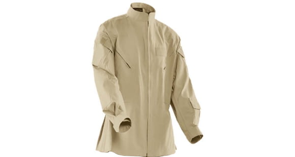 Image of DRIFIRE FORTREX FR 2-Piece Flight Suit Jacket, NAVAIR, Tan, Extra Small, Short, 20000209-KHP1-XSS