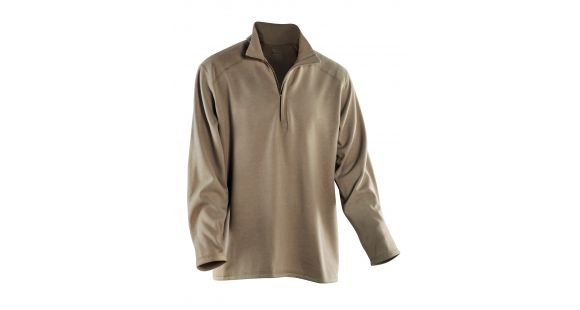 Image of Drifire Mock-Zip Fleece Sweat Shirt Coyote Brown 20000100-CB-L
