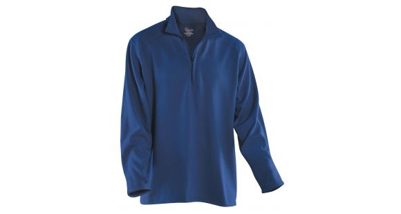 Image of Drifire Mock-Zip Fleece Sweat Shirt Navy Blue 2XL 20000100-NB-2XL