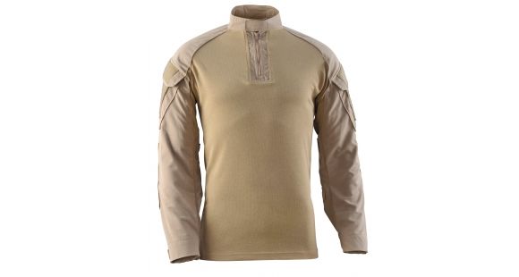 Image of DRIFIRE FORTREX FR Combat Shirt, NAVAIR, Men's, Tan, Small, Long, 20000227-KH-SL