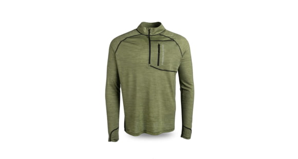 Image of Eberlestock Selway Merino Quarter Zip Baselayer - Men's, Loden, Large, SSLL