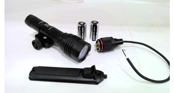 Image of USED Streamlight ProTac Rail Mount LED Long Gun Light, CR123A, 60 Lumens, Black, 88059, EDEMO1, Condition Parts Only/Salvage, Defective