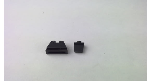 Image of USED EDEMO Trijicon For Glock Suppressor Night Sight Set - Black Outline - Green Lamps for Calibers 9mm,.40,.43,.45 G.A.P.,.357 GL201-C-600661, EDEMO2, EDEMO1, Used, Condition Fair