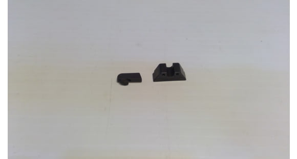 Image of USED EDEMO Trijicon HD XR Night Sight Set, MOS Fit Rear, Glock 17, 17L, 19, 22, 23, 24, 25, 26, 27, 28, 31, 32, 33, 34, 35, 37, 38 and 39, Orange, 601092, EDEMO2, EDEMO1, Used, Condition Fair
