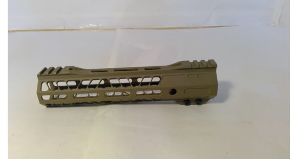 Image of USED Troy Battlerail, SOCC105, 10.5in, Special Ops M-LOK Compatible , Low Profile, Flat Dark Earth, SRAI-SR1-10FT-00, EDEMO1, Condition Parts Only/Salvage, Defective