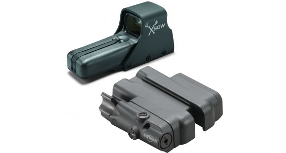 Image of EOTech 512 Red Dot w/ Crossbow Pattern Reticle, Range Assist Black 512.XBOW w/ Laser Battery Cap LBC