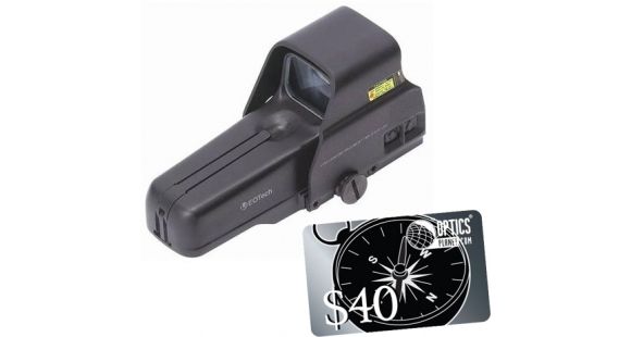Image of EOTech 517 A65 Holographic Weapon Sight, Left Buttons &amp; Raised 7mm Base 517.A65/1 for M4 &amp; M16 with FREE 40 OpticsPlanet.com Gift Certificate